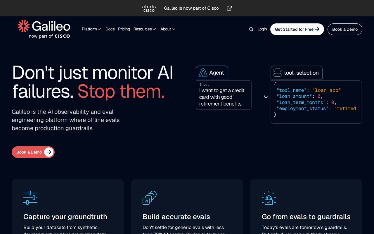 Galileo homepage