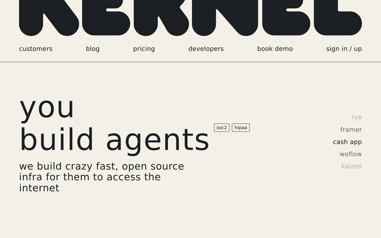 Kernel homepage