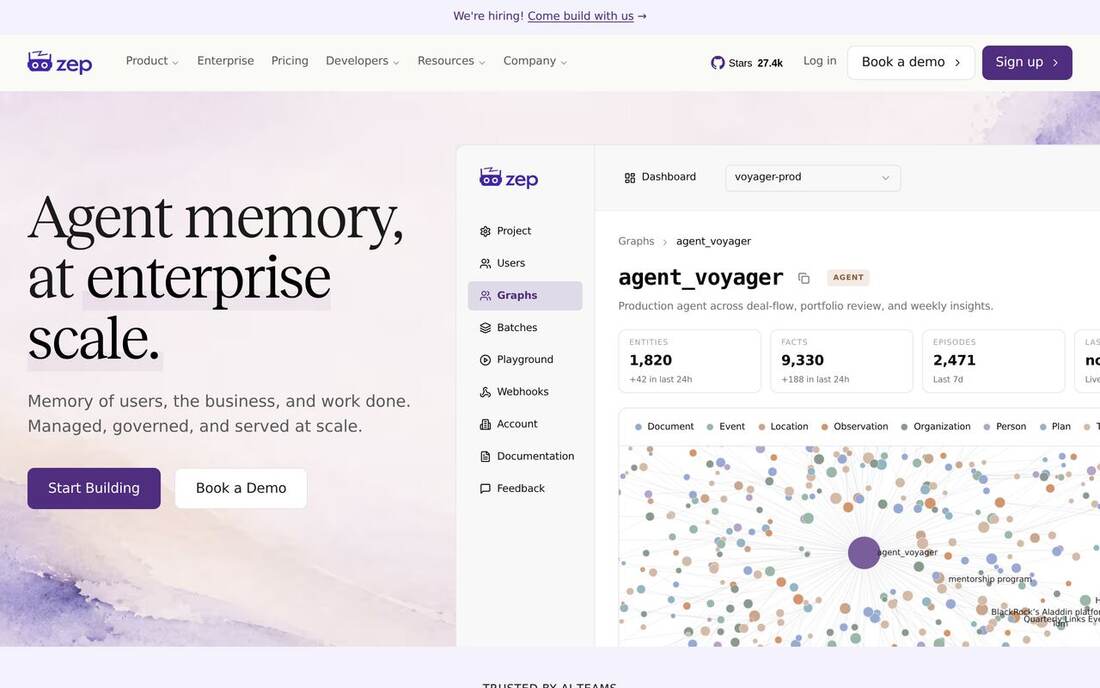 Zep homepage
